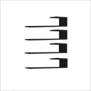 2 Estante Livros Prateleiras Nichos Branco 15 Mm