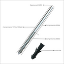 2 Prateleira De Parede 30x15 Madeira Mdf Branco C/ Suporte - Branco