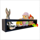 3 Prateleiras De Livros Brinquedos Infantis Estante Livreiro - Preto