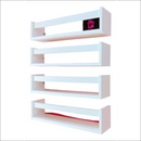 4 Prateleiras Para Livros Infantis Nicho De Parede Mdf 40 Cm - Branco