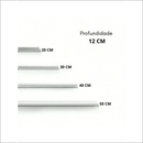 4 Prateleiras Reta 20/30/40/50 Em MDF Branco Nicho Suporte Para Livros Decoração 12cm Profundidade - Branco