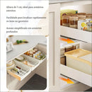 Armário Deslizante Prateleira Deslizante Pesada Com Gaveta Branco - Branco