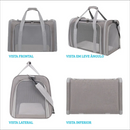 Bolsa Tiracolo Transporte Pet Cães Gatos Animais Pequenos - Preto