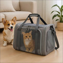 Bolsa Tiracolo Transporte Pet Cães Gatos Animais Pequenos - Preto