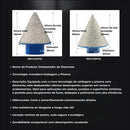 Broca Diamantada M14 Para Porcelanato Alta Precisão 50mm