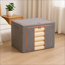 Caixa Organizadora Roupas Toalhas Lençol Com Tampa