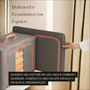 Caixa Organizadora Roupas Toalhas Lençol Com Tampa