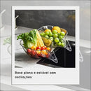 Cesta Multifuncional De Lavagem De Arroz Branco - Branco