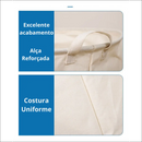 Cesto Organizador Multifuncional Roupa Suja Dobrável Branco - Branco