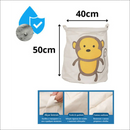 Cesto Organizador Multifuncional Roupa Suja Dobrável Branco - Branco