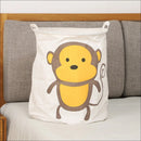 Cesto Organizador Multifuncional Roupa Suja Dobrável Branco - Branco