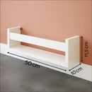 Combo 4 Prateleira Mdf Nicho Livros Infantil Branco Branco - Branco