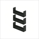 Deliquadros Conjunto Prateleira Suspensa Porta Livros revista Brinquedos Decoração Quarto Hall de Entrada Corredor MDF